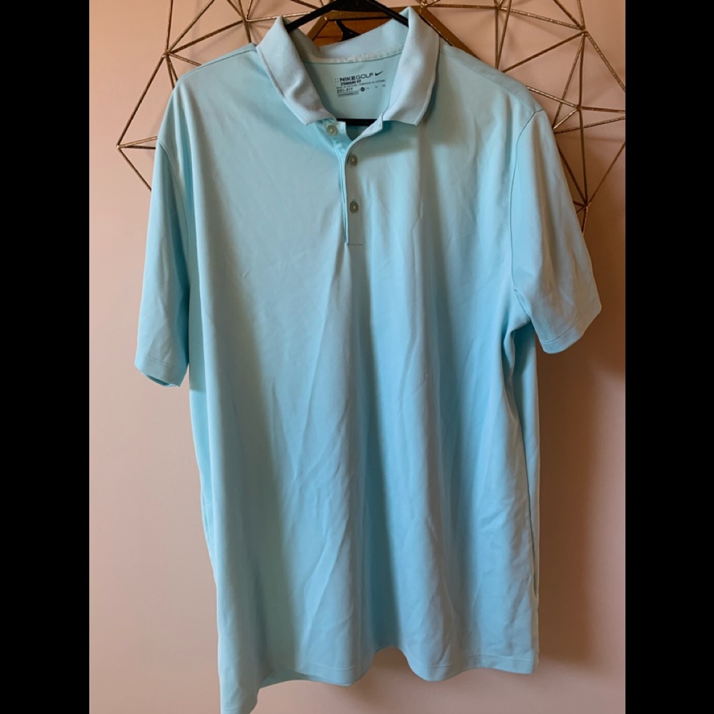 Nike Golf light blue xl top